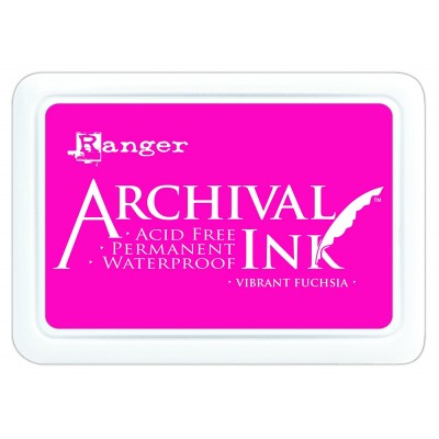 Ranger - Archival Ink pad couleur «Vibrant Fuchsia»